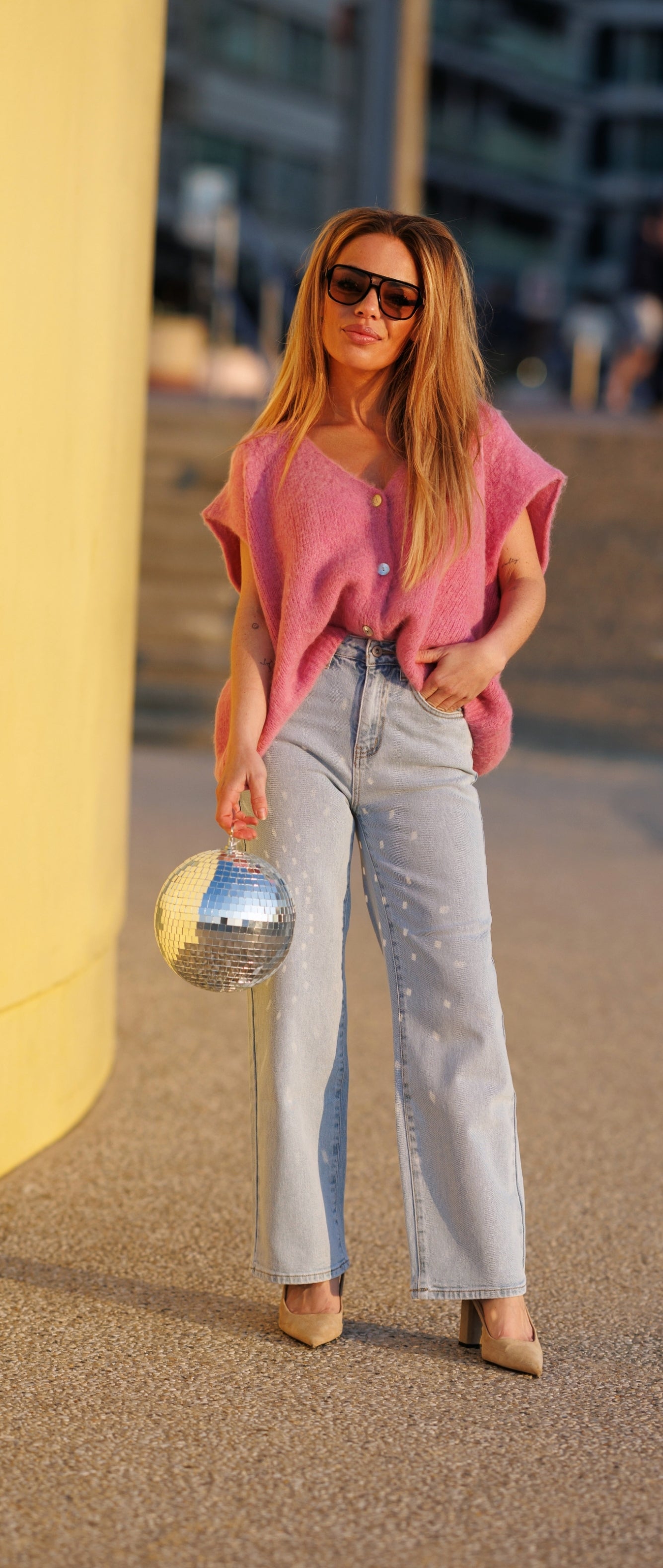 Jeans hearts - straight