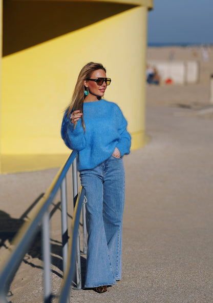 Jeans flared licht