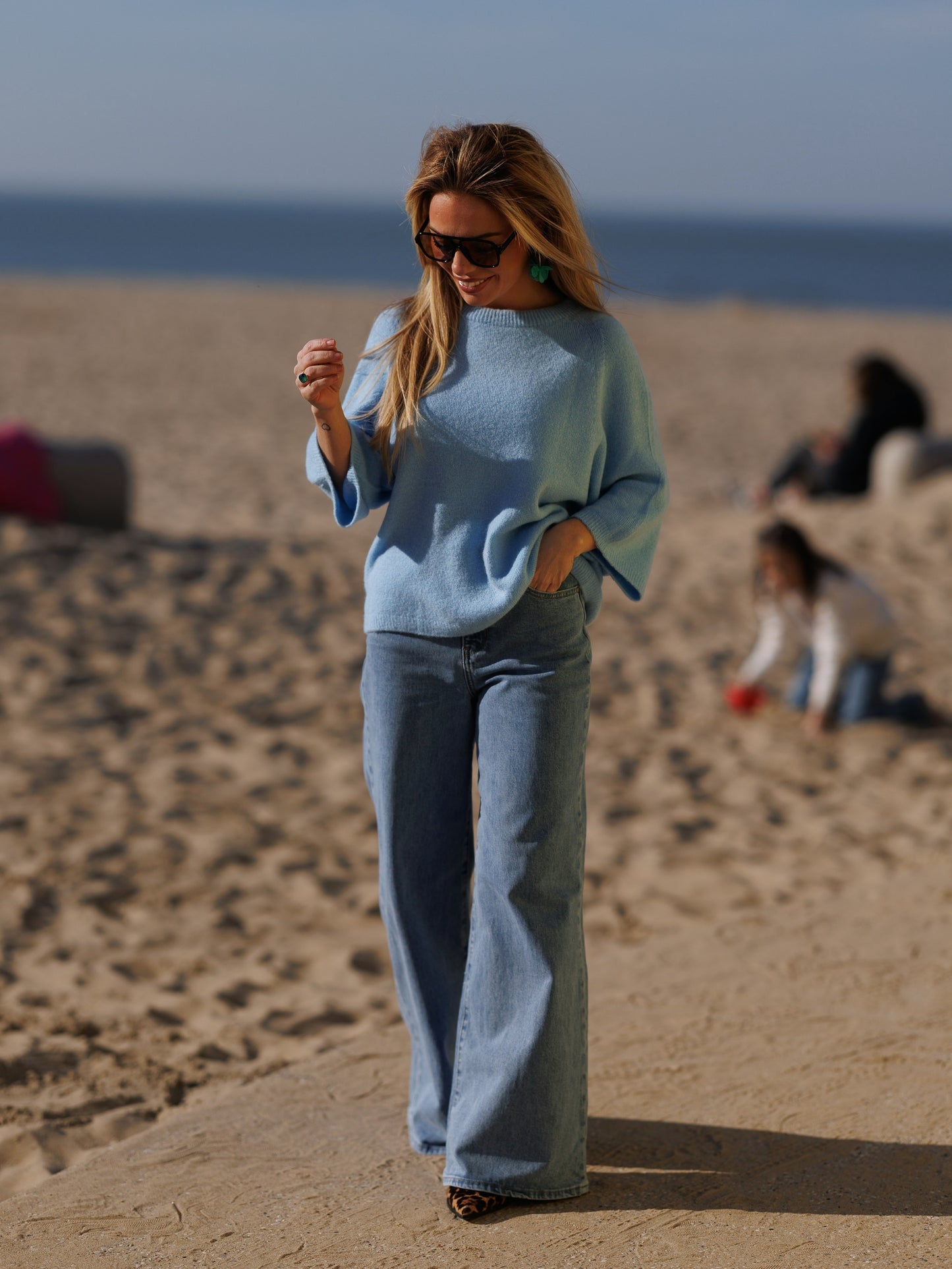 Knitwear Alpaca - hemelsblauw