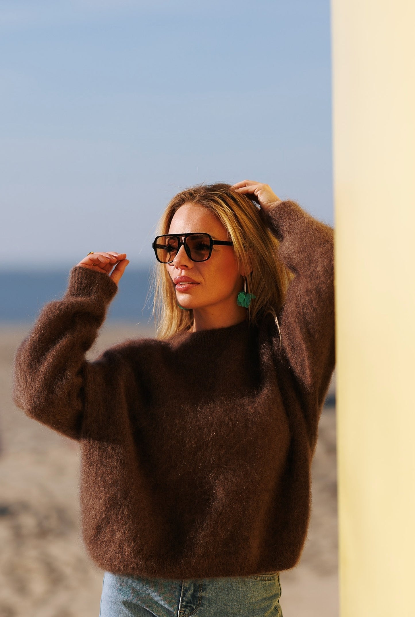 Knitwear - Mohair chocolade